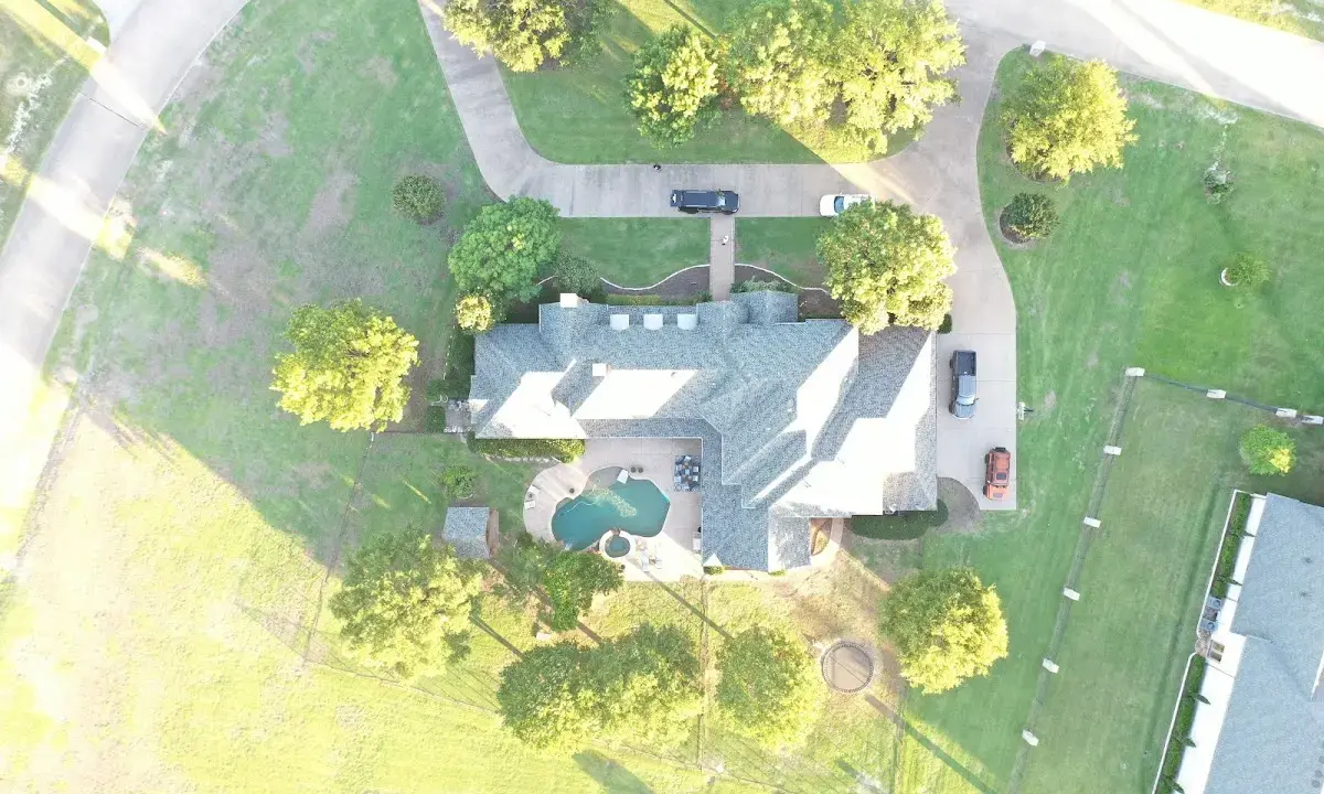 New shingle roof installation on a home in Lynchburg, Moore County